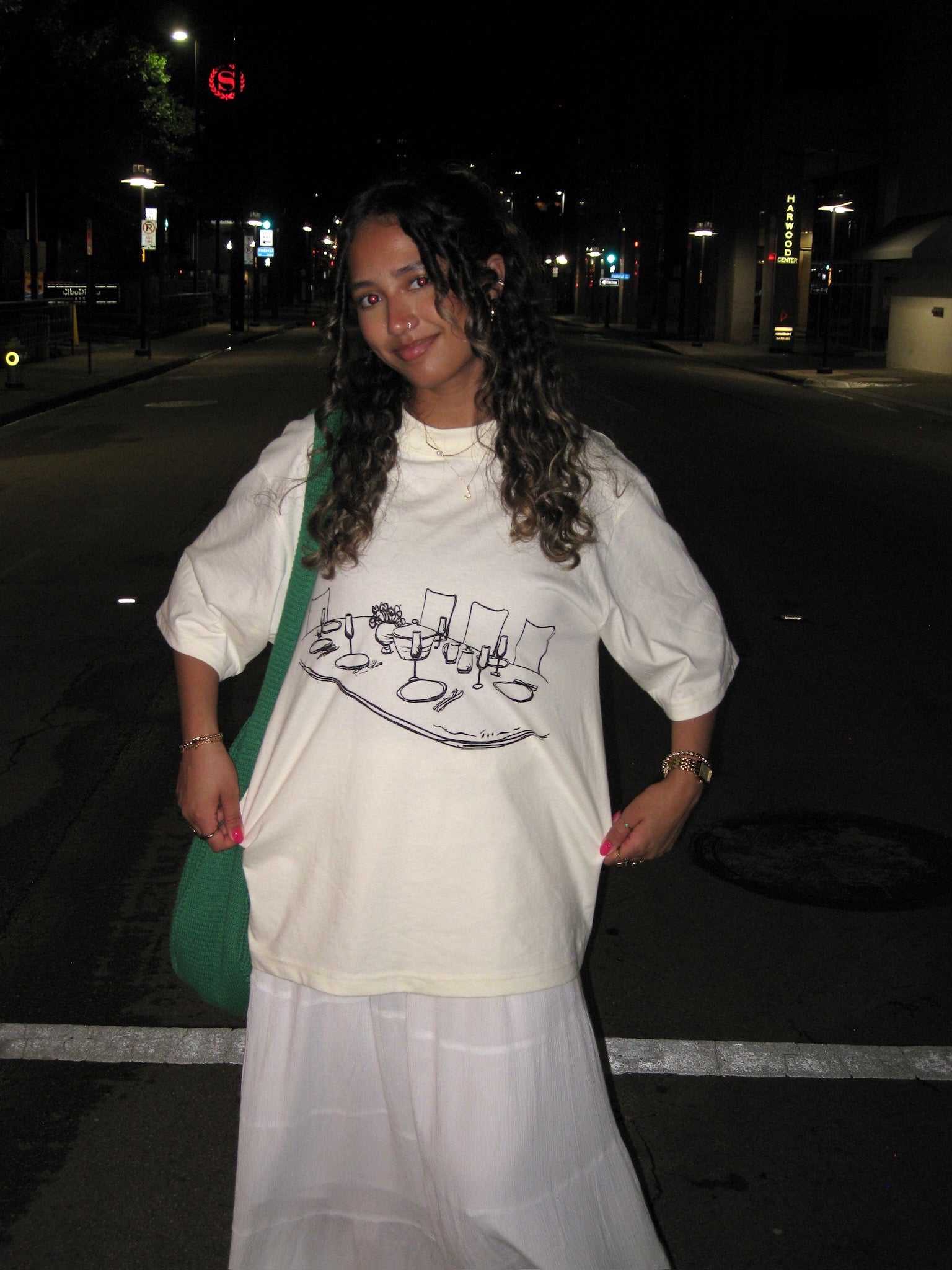 Salmos 23:5 / Camiseta Off-White
